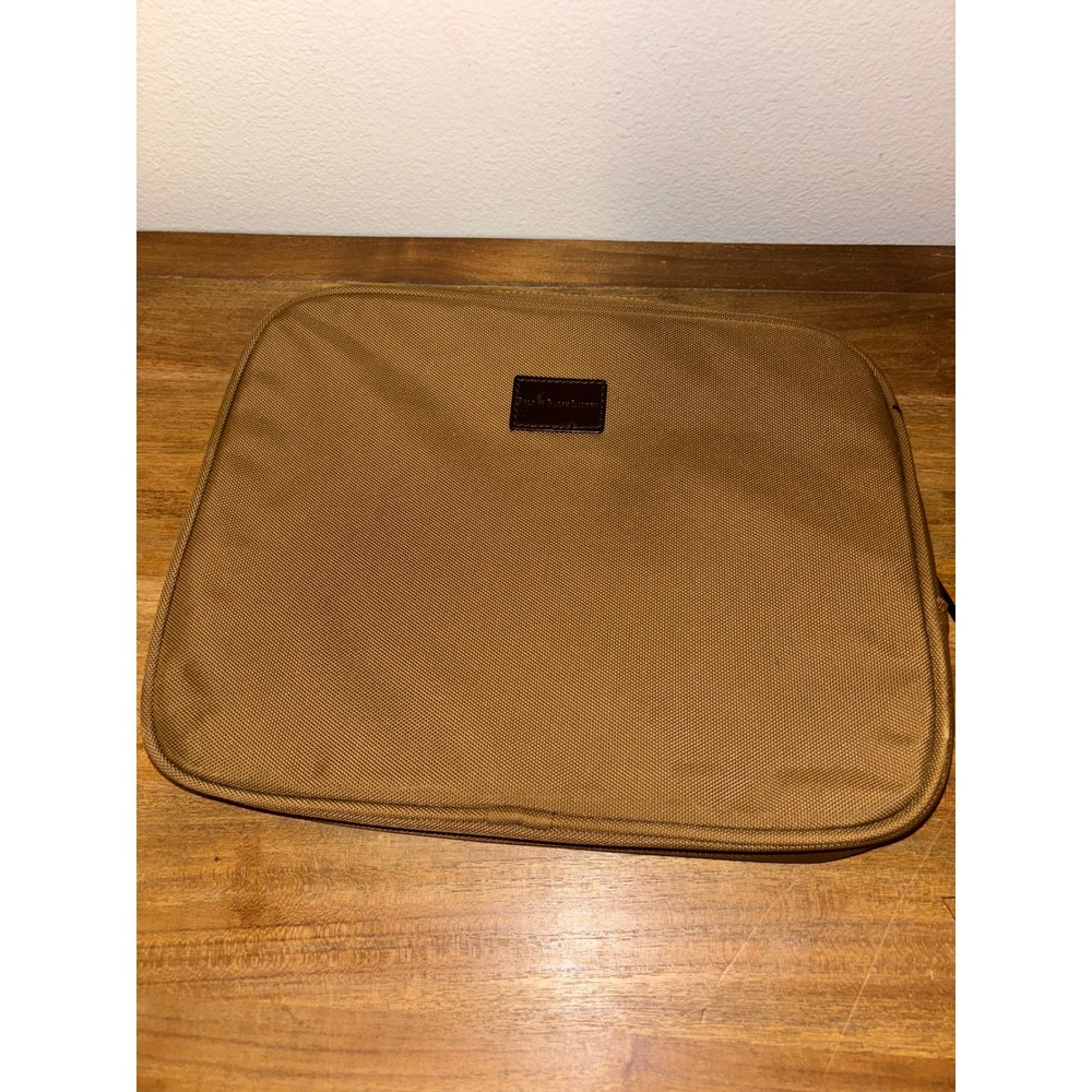 Polo Ralph Lauren laptop case brown